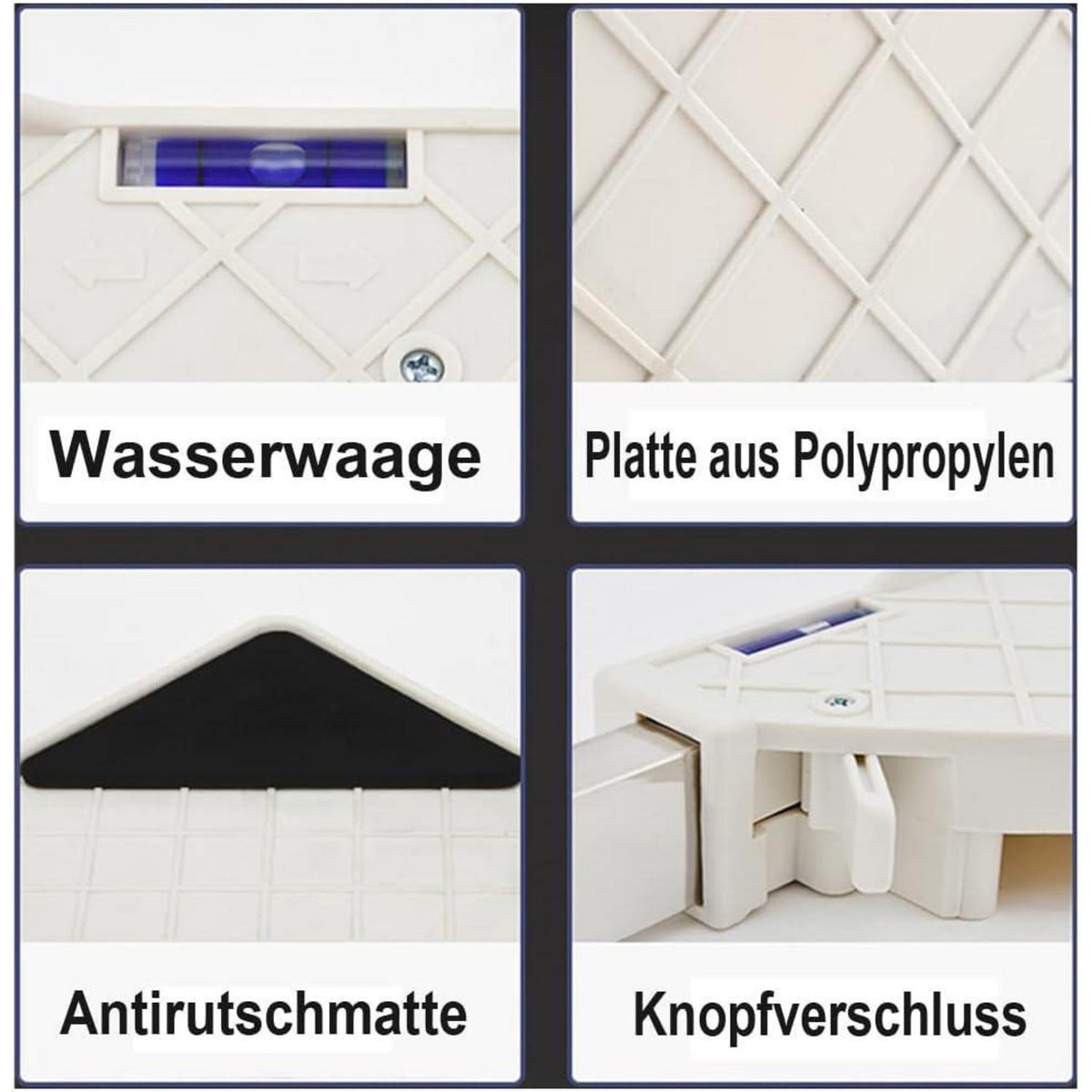 Waschmaschinen Podest verstellbar 10-25cm – Antivibrationsfuß