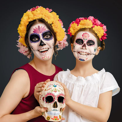 BOBISUKA Bodypainting Schwarz Weiß Set 70g 2 Pinseln - Kinderschminke für