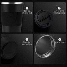 Tlater 380ml Thermobecher Kaffeebecher Isolierbecher Travel