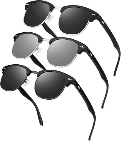 Polarisierte Retro Sonnenbrille UV400 für Reisen Angeln