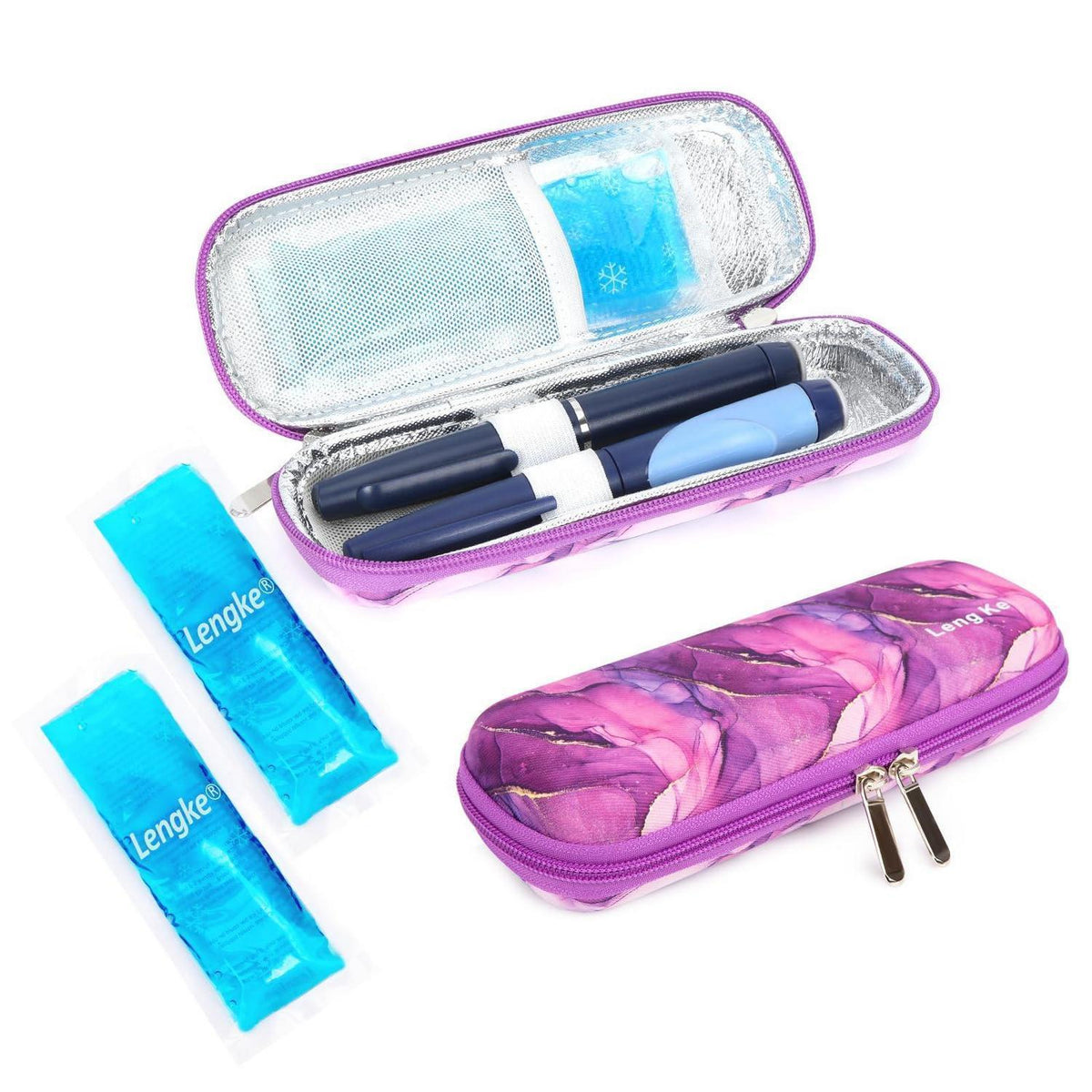 Insulin Kühltasche mit Kühlakkus – Reise Diabetiker Tasche