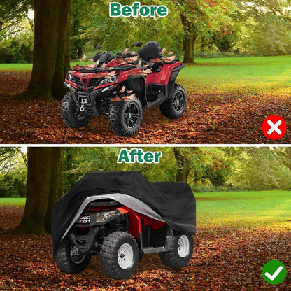 XXXL ATV Abdeckplane – Wasserdicht & Winterfest 210x120x115cm