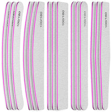 15 Stücke Nagelfeilen Set 100/180 Doppelseitig Verschleißfest