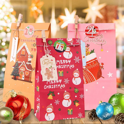 Adventskalender zum Befüllen Kinder 2026 groß Mehrfarbig