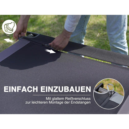 XXL Feldbett Klappbar 300KG Belastbar Campingbett 214cm