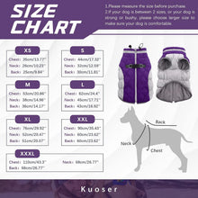 Kuoser Wasserdichter Hundemantel Winterjacke für Hunde in