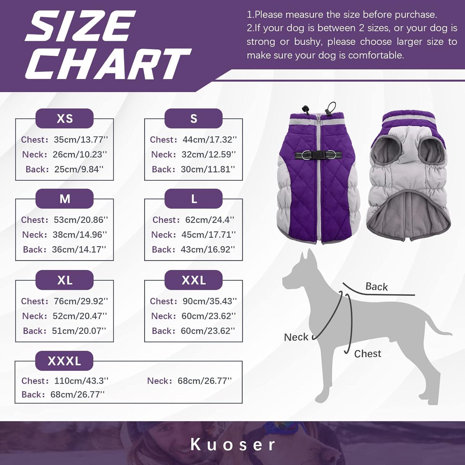 Wasserdichter Hundemantel Winterjacke für Hunde Fleece