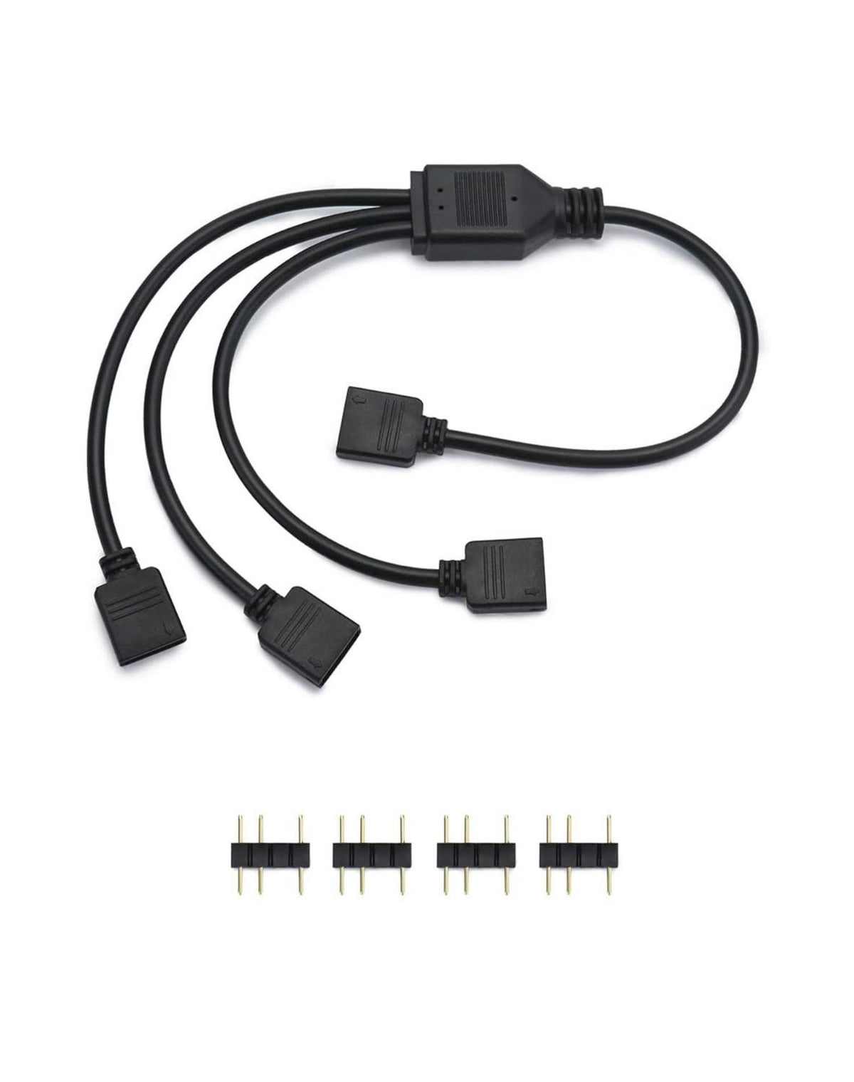 ARGB Splitterkabel 1 Buchse auf 3 Stecker 30cm QWORK® 5 V
