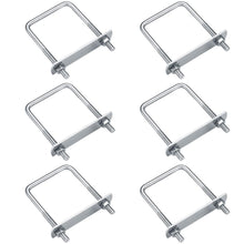 6x M6 Bügelschrauben Edelstahl 80x50mm mit Gegenplatte