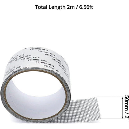 Fliegengitter Reparaturband – 200x5cm Schwarz