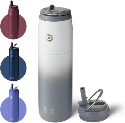 Isolierte Wasserflasche Edelstahl 32oz mit Strohhalm Griff, BPA-frei