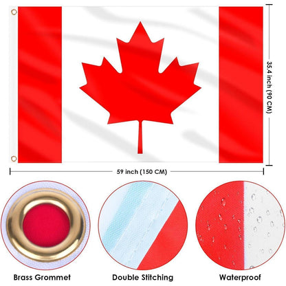 Kanada Flagge 150x90cm – Canada Day & Olympische Deko