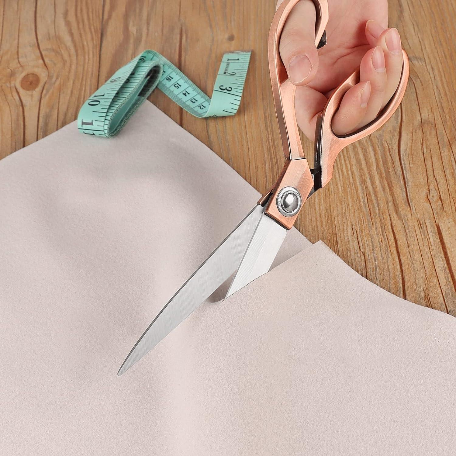 Professionelle Nähschere 20 cm + 26 cm Edelstahl für Stoff Schneiderei Schneider