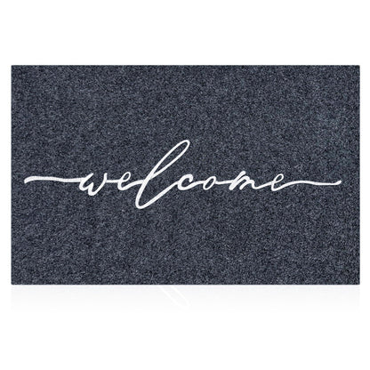 Fußmatte 90x60 cm rutschfest – Grau für Innen & Außen