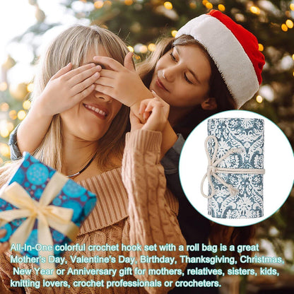 Häkelnadel Set Aluminium – 36 Teile mit Zubehör & Tasche