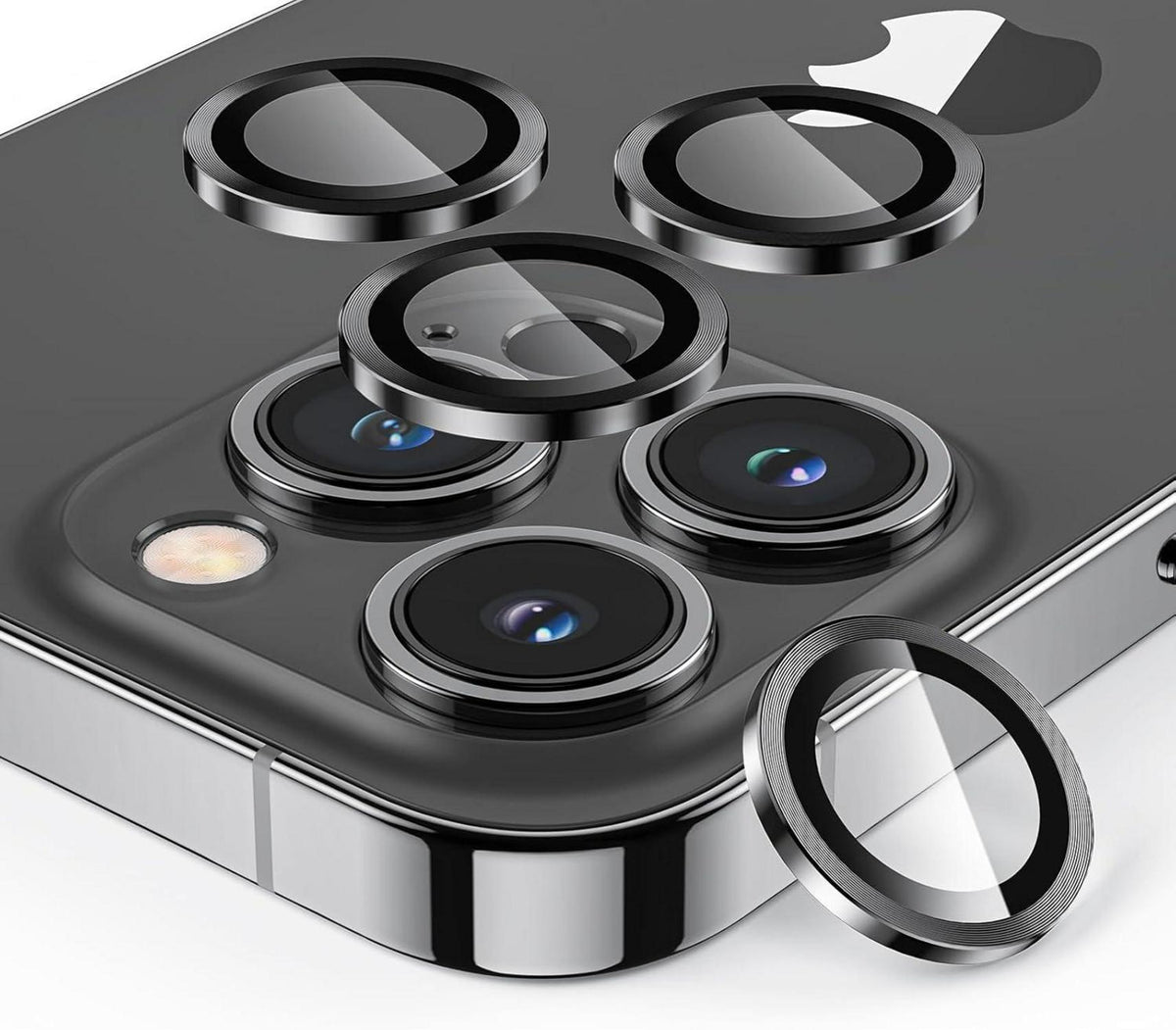 Kameraschutz gehärtetes Glas iPhone 13 Pro Max SPARIN 4er Set