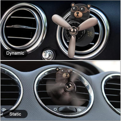 Auto Diffusor Bär Pilot mit Dufttabletten für Lüftung
