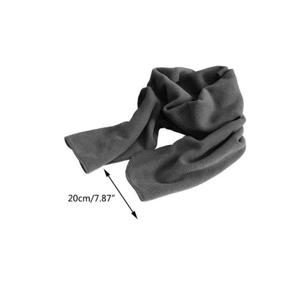 Fleece-Schal Damen Herren – Weich, warm, einfarbig, multifunktional