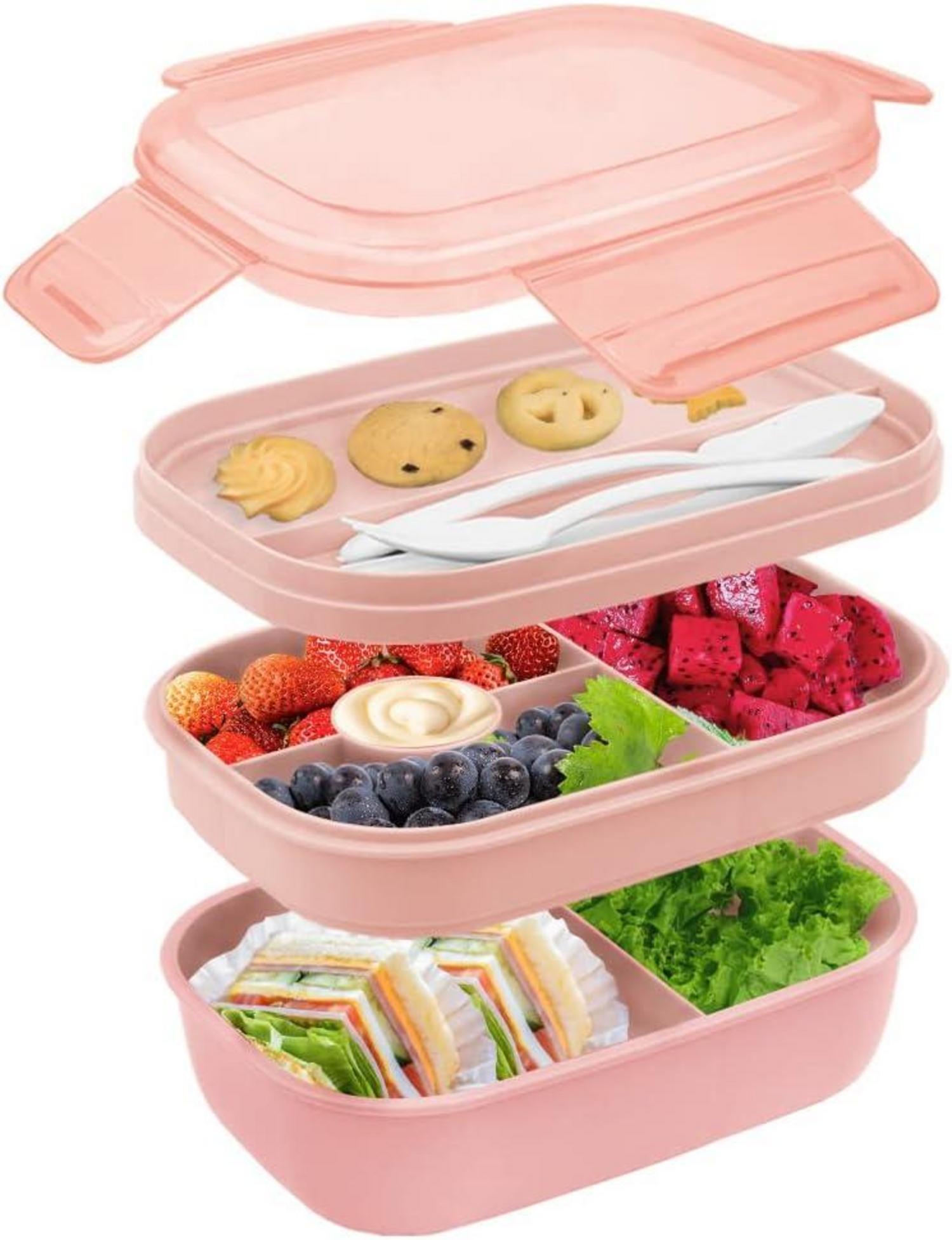 Lunchbox mit Fächern für Kinder und Erwachsene 1900ML