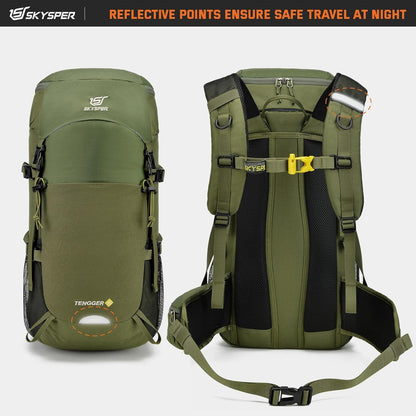 Wanderrucksack 35L Ultra Leicht Camping Outdoor Trekkingrucksack 3D