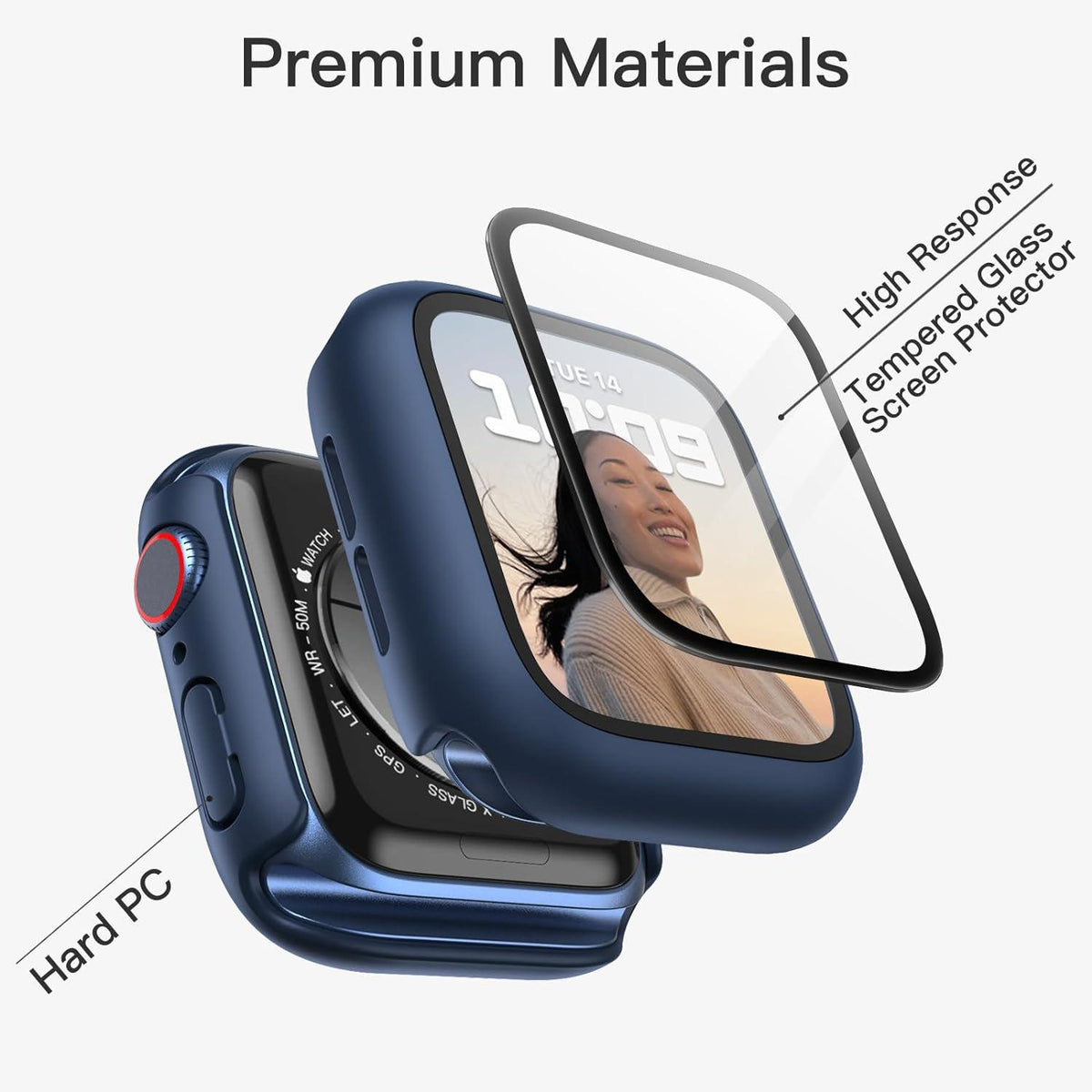 Schutzhülle Displayschutz Apple Watch SE Series 6 5 4 44mm