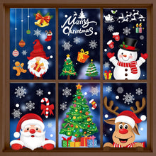 245 Weihnachten Fenstersticker, Doppelseitige PVC Aufkleber