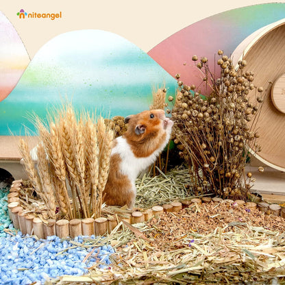 Natürliches Blumen-Hamster-Einstreu 167g Gerbil-Mäusebettwäsche
