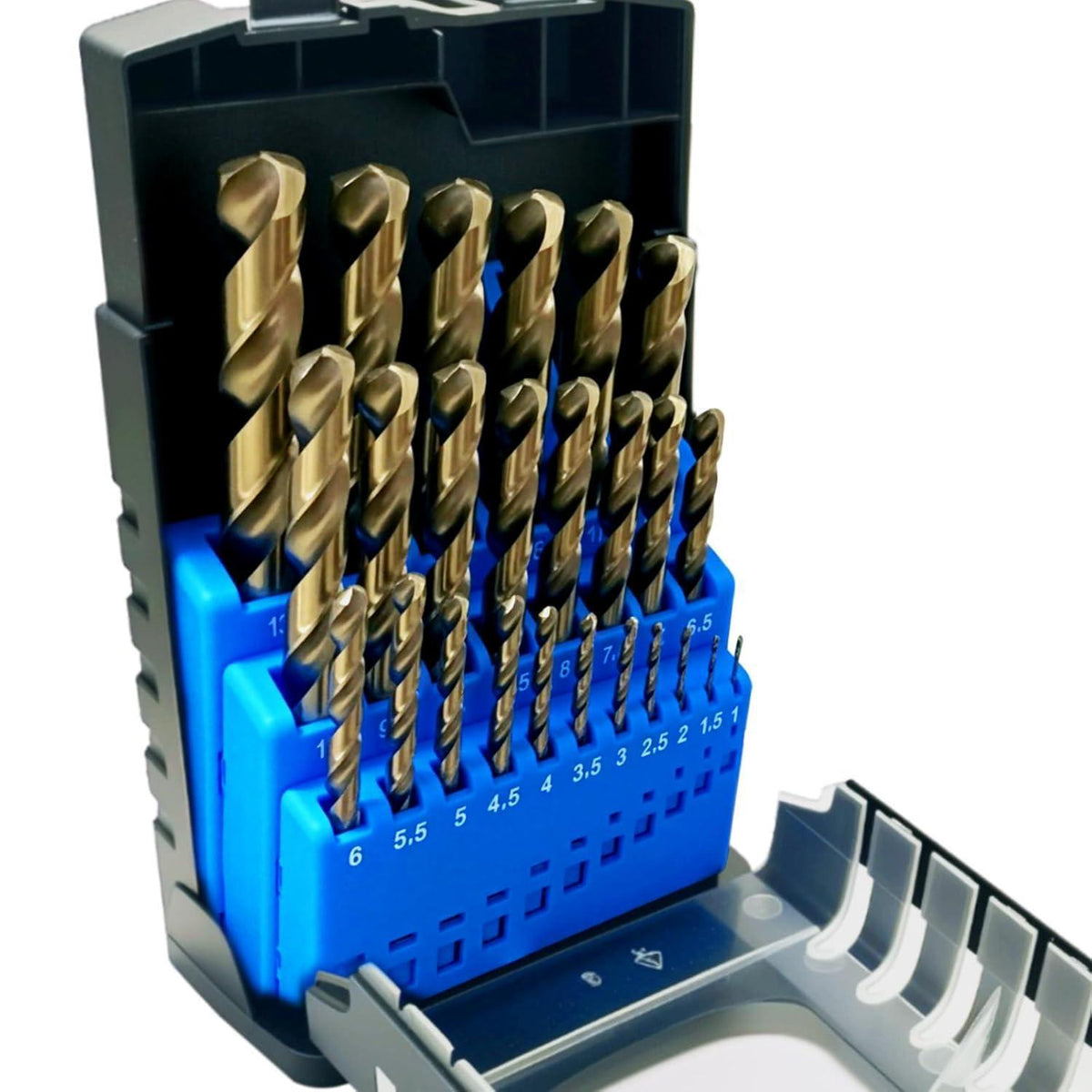 Metallbohrer HSS M35 Kobalt 5% 1-13mm 25er Set DIN338