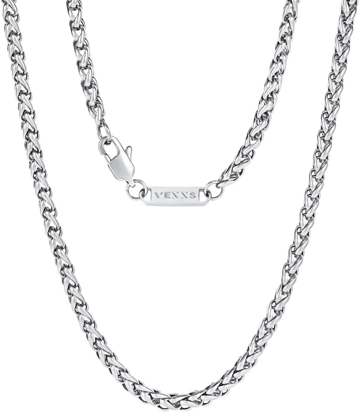 VEXXS Herren Panzerkette 18K Vergoldet Cuban Link Chain 3/4mm