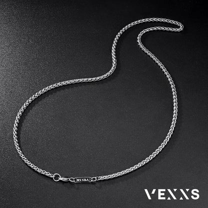 Herren Halskette Panzerkette 18K Gold Vergoldet Cuban Link 3mm 56cm