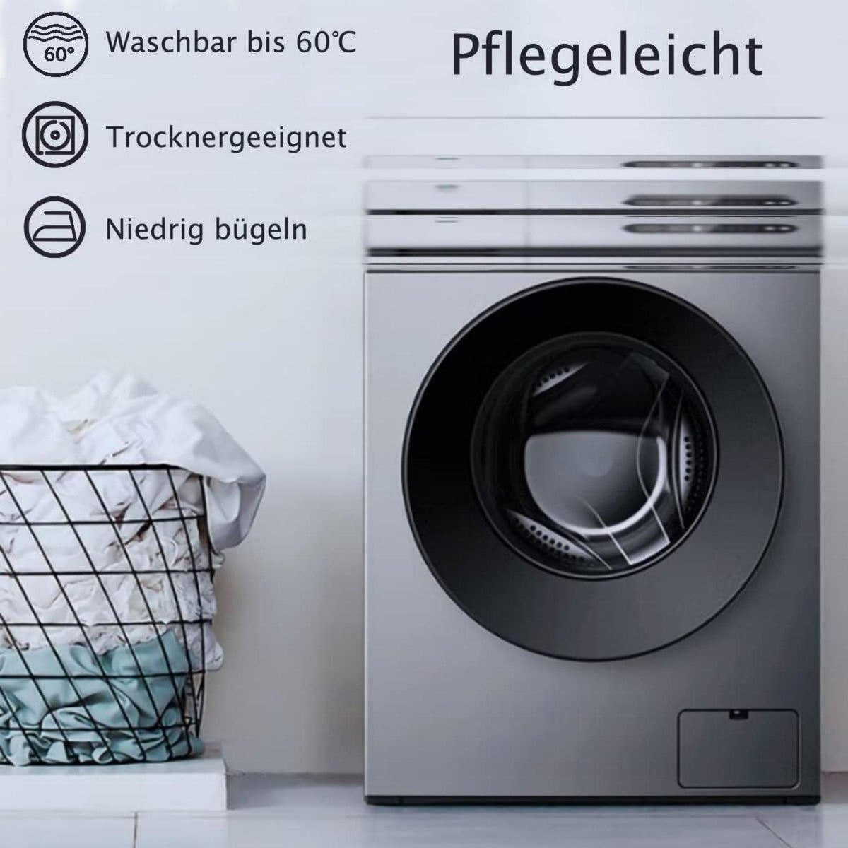 2er Set Samt Kissenbezüge 60x60 Anthrazit Weich Flauschig Zierkissenbezüge