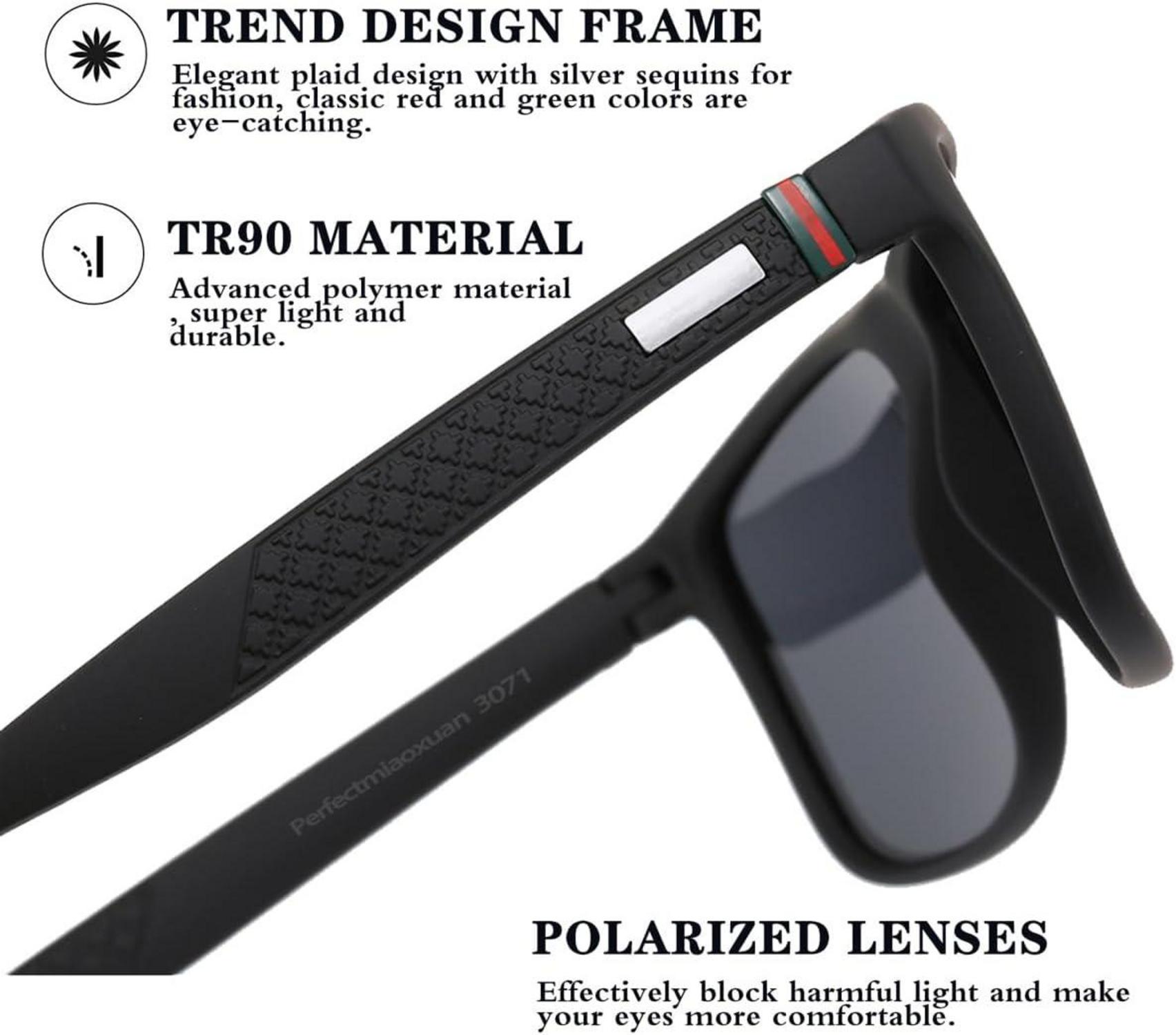 Polarisierte Vintage Sonnenbrille HD-Pilotgläser Brillengestell