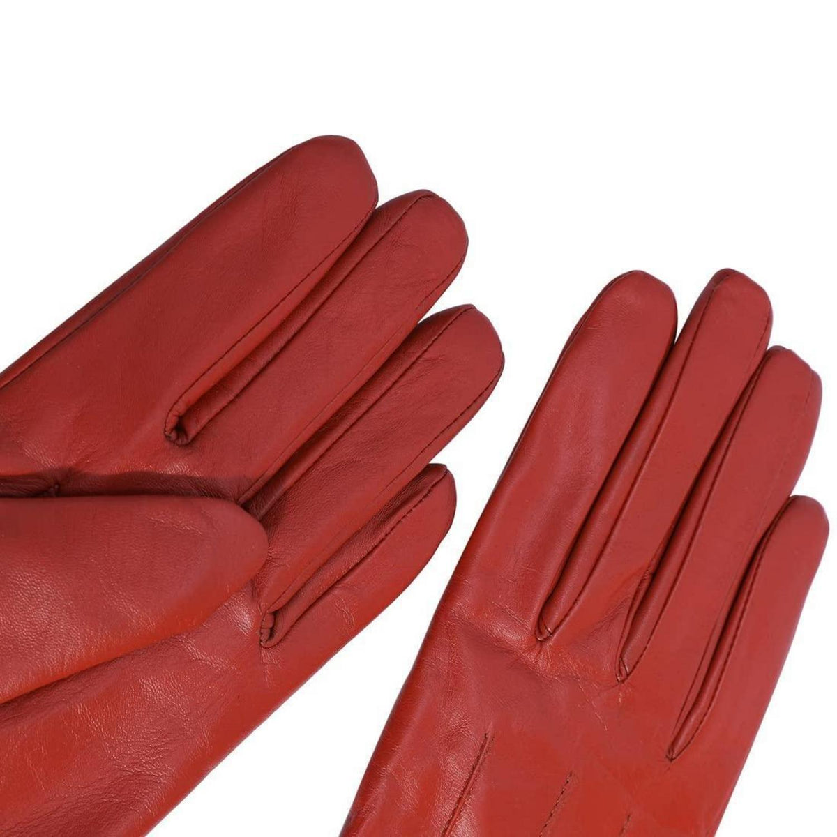 Damen Handschuhe Winterwarm Rot XXL Touchscreen Vintage