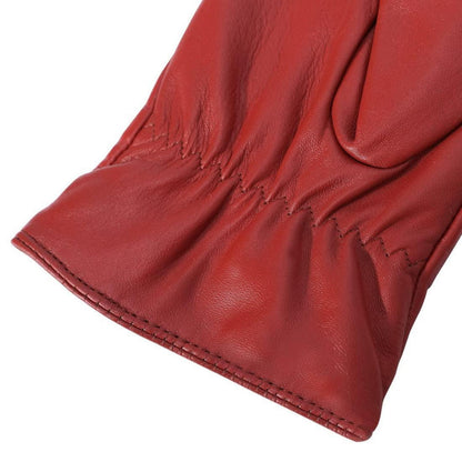 Damen Handschuhe Winterwarm Rot XXL Touchscreen Vintage
