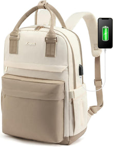 Rucksack Damen 15,6 Zoll Laptop Wasserdicht Daypack für Schule Uni