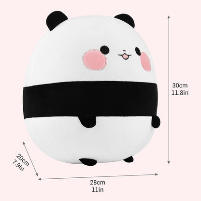Plüschkissen Panda 30cm süßes Stofftier Kuscheltier Erwachsene Kinder