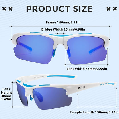 Polarisierte Sport Sonnenbrille Herren TR90 Rahmen für