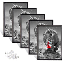Fotorahmen Set Schwarz DIN A3 Plexi-Glas Portraitrahmen