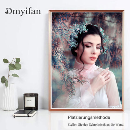 Gold Fotorahmen Set DIN A4 Plexi-Glas Portraitrahmen 5er-Set