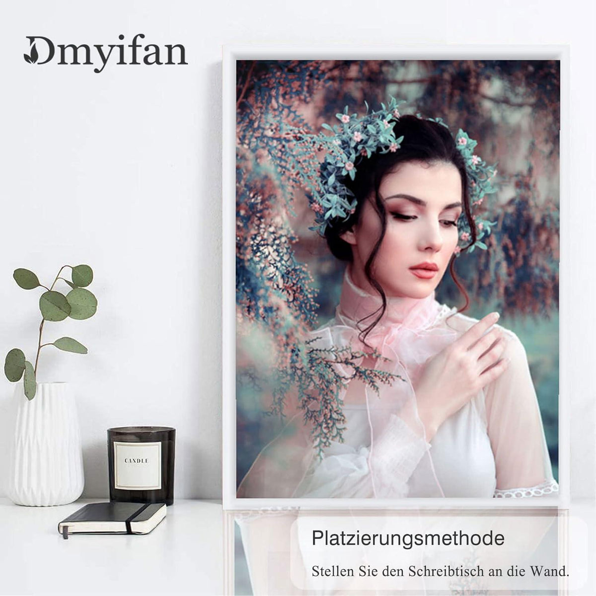 Fotorahmen Set Weiß DIN A4 Plexi-Glas Portraitrahmen 5er Set