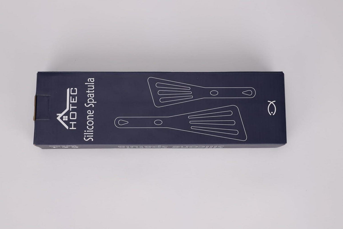 Silikon-Fischwender mit Schlitzen, 2-teiliges Set, hitzebeständig, antihaftbeschichtet, spülmaschinenfest