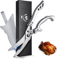 Scharfe Küchenschere für Geflügel, Fleisch und Fisch