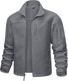 Outdoor Fleecejacke mit 7 Taschen Winddicht Warm für Jagd Wander