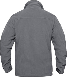 Herren Outdoor Fleecejacke Winddicht 7 Taschen Stehkragen