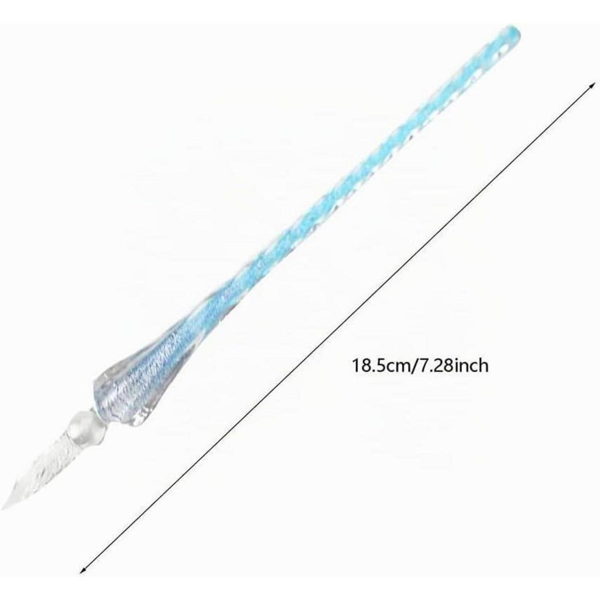 Glas Dip Pen Set – Kalligraphie Stifte Sternenfeld & Ozeanblau