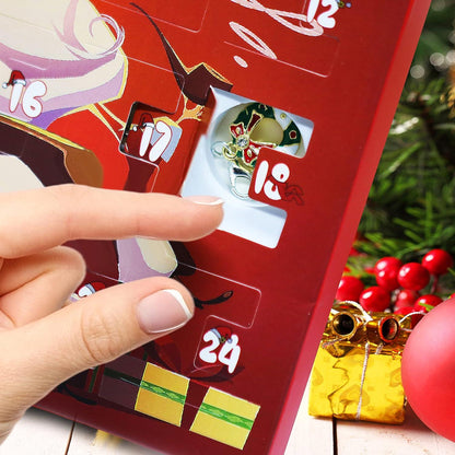 Adventskalender 2024 für Mädchen Teenager Armband Halskette Weihnachtsschmuck