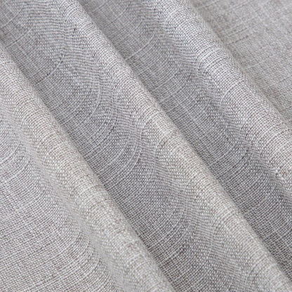 2x Kissenbezug Polyester-Leinen, Hellgrau 40x40 cm