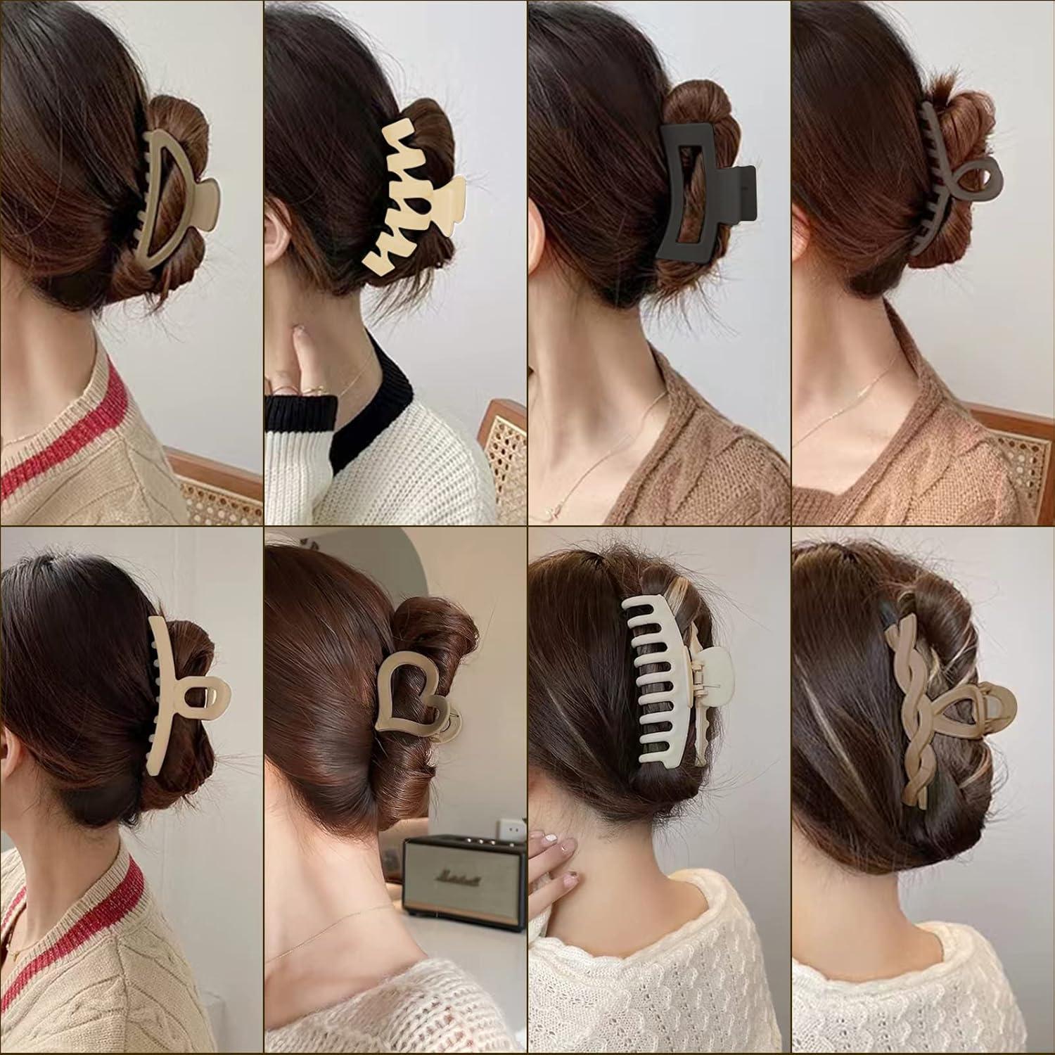 Haarklammer Set 8 Stück für Dickes Haar Damen Mädchen