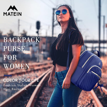 Klein Damen Rucksack mini Mode Schultasche Diebstahlsicher