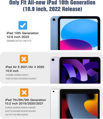 iPad 10.9 Hülle Schlank Smart Case Cover Auto Schlaf/Aufwach